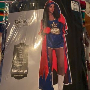 Boxing Halloween Costume WOMENS LARGE
